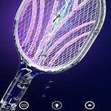 2 in 1 Rechargeable Electronic Mosquito Bat/Racket, Insect Killer Lamp