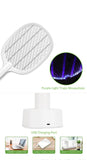 2 in 1 Rechargeable Electronic Mosquito Bat/Racket, Insect Killer Lamp